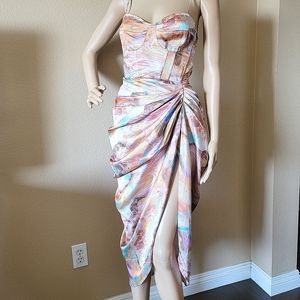 Pretty Little Thing Corset Midi Dress